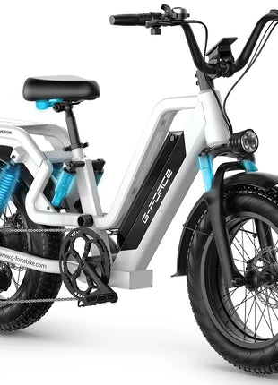 Bicicletta Elettrica G-FORCE RS ST per Tutti i Terreni, Potenza 750W, Batteria 48V15Ah, Bici Elettrica per Adulti, Pneumatici Larghi 20*4 Pollici per Tutti i Terreni