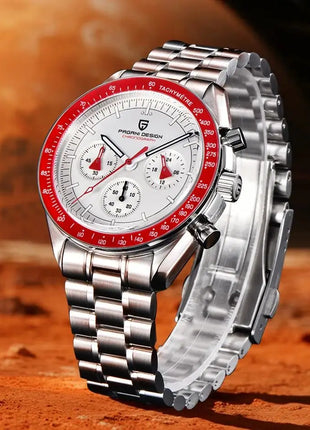 PAGANI DESIGN AK Project Mars Orologi da uomo Orologio al quarzo di lusso superiore da uomo AR Sapphire Speed Cronografo sportivo con data automatica