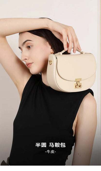 YANATARI Borsa da donna in vera pelle borsa a tracolla in pelle di vacchetta Minimalismo borse di lusso da donna borsa a tracolla da donna di alta qualità 2025