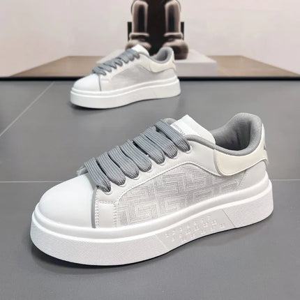 2025 New Men's Breathable Sneakers Fashion Trend Versatile Casual Shoes Thick soled Height Increasing Sports Running Shoes
