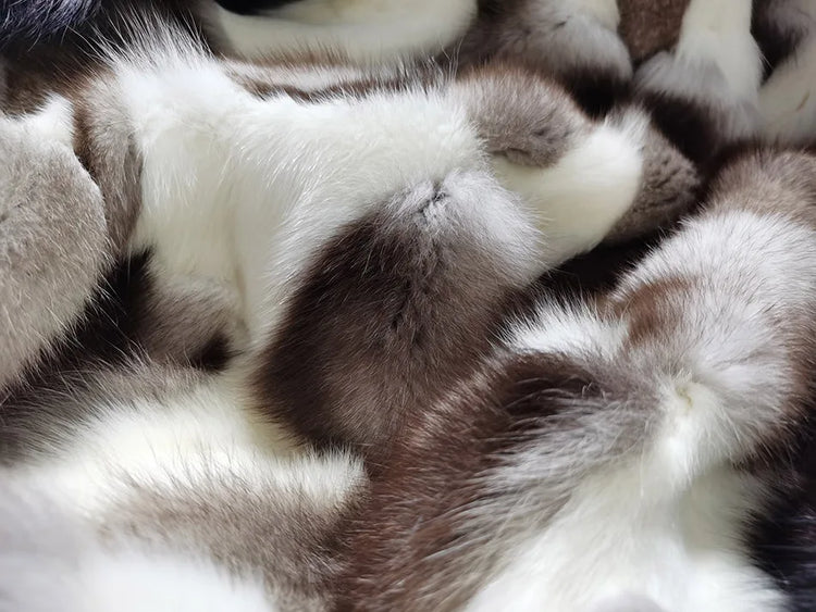 Winter Long Jacket Real Fur Coat Women Clothes Large Silver Fox Fur Collar Detachable Natural Fox Lining Parkas Leather Fur