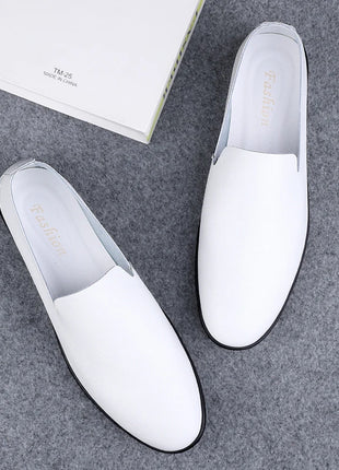 Scarpe da uomo in vera pelle Casual formali mocassini da uomo mocassini estate italiana traspirante Slip on scarpe da barca maschili Over Size 50 51