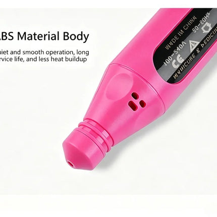 Pen‑Form Manicure Pedicure Grinding Machine Compact Electric Nail Polisher Drill For Daily Nail Grooming And Diy Hand‑Made Nail Creation