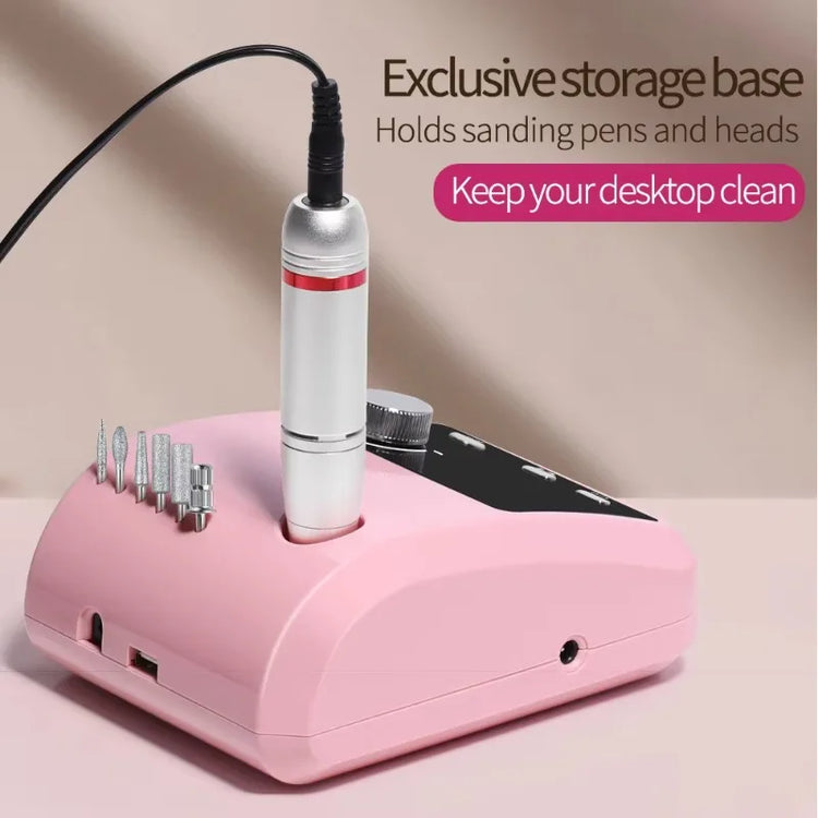 Professional Manicure Pedicure Nail Art Tool Electric Nail Drill High Rotation Speed Quick Nail Grinding Surface Polisher