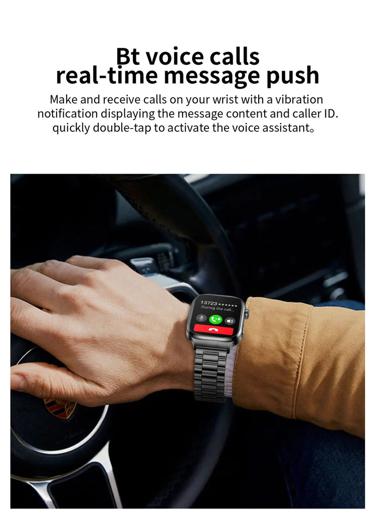 2026 Nuovo Misurazione Accurata Salute Smart Watch ECG + PPG Acido Urico Pressione Sanguigna Lipidi Nel Sangue Chiamata BT Smartwatch Per Le Donne Degli Uomini platinumshop