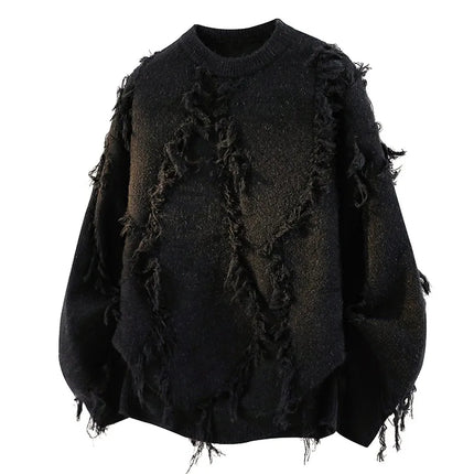 2026 Autumn Winter Crew Neck Sweater For Men Fashion Japanese Style Loose Casual Knit Pullover Long Sleeve Tops