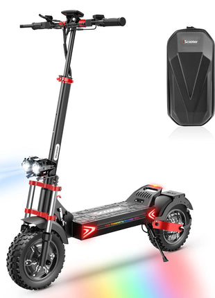 Monopattino elettrico iScooter iX8 2400W per adulti, 48V 20Ah, pneumatici fuoristrada da 12 pollici, pieghevole per il trasporto urbano, E-Scooter
