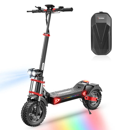Monopattino elettrico iScooter iX8 2400W per adulti, 48V 20Ah, pneumatici fuoristrada da 12 pollici, pieghevole per il trasporto urbano, E-Scooter