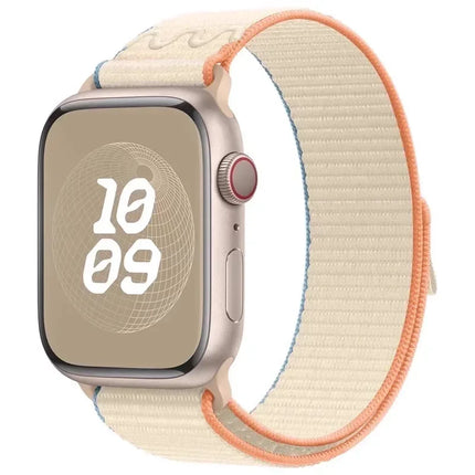 Cinturino in nylon per Apple Watch Ultra 3 49mm, bracciale iWatch 11 10 9 8 7 6 5 4 SE Sport NUOVO Design 42-46mm 45mm 44mm 41mm