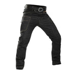 Men's Tactical Jeans Military Denim Cargo Pants Multi-pocket Elastic Casual  Work Trousers Outdoor Combat Training Hiking Pants
