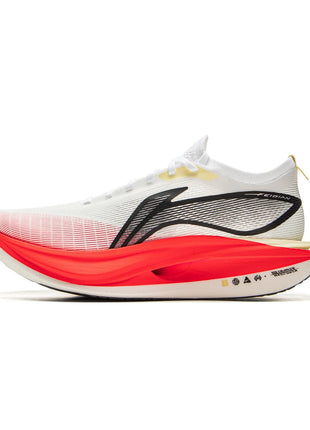Li-Ning Unisex FEIDIAN 5 ELITE Racing Running Shoes SUPER BOOM LiNing CARBON-FIBER PLATE Shoes Anti-Slip Sneakers ARMV003 PlatiNum