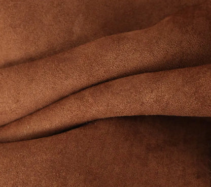  YENKYE Retro Horn Button Faux Suede Lambswool Jacket Coat For Women Lapel Collar Long Sleeve Autumn Winter Warm Outerwear