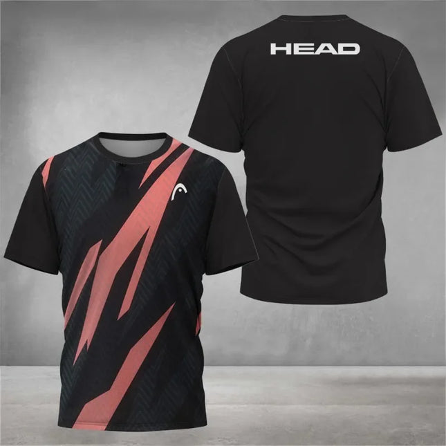 Men's Breathable Summer T-Shirt Outdoor Badminton Table Tennis T-shirt O Neck Short Sleeve Loose Top New Mountaineering Clothing