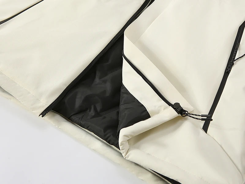 Men's Women's Thin Down Jackets Outdoor Sports Warm One-piece Assault Jackets Autumn Winter Couple Outfits Yyouth Tops