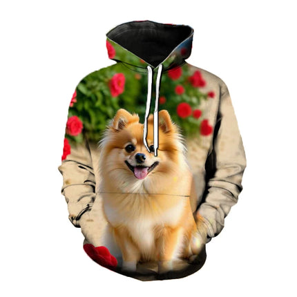 Kawaii Dog Animal 3D Print Hoodies Men Women Hooded Sweatshirts Harajuku Pullover Fashion Street Tracksuit Man Coat Clothing