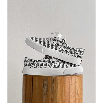 Designer Canvas Casual shoes for men  Flats Vulcanized Shoes Original printed sneakers male Skateboard street shoes men Tennis