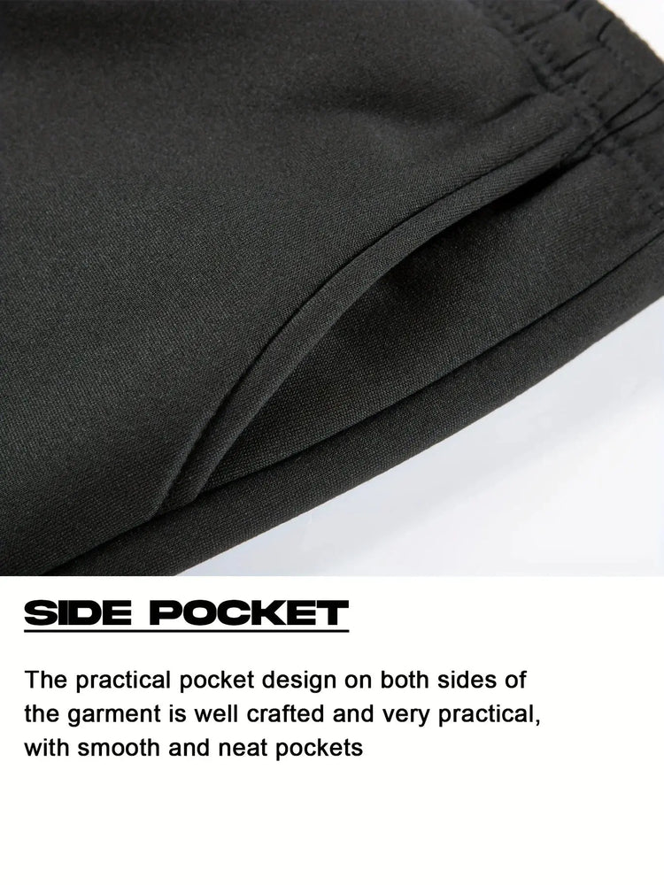 Italy pattern Men's Hoodie and Bundled pants set fleece Autumn winter two-piece set top bottom sets windproof Warm Cotton suit PlatiNum