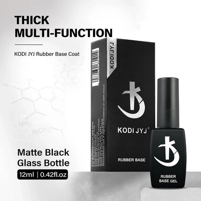 Thick Rubber Base Gel 12ml Nail Base Coat and No Sticky Top Gel Nail Polish Manicure UV LED Basic Multi-function Gellac New Box