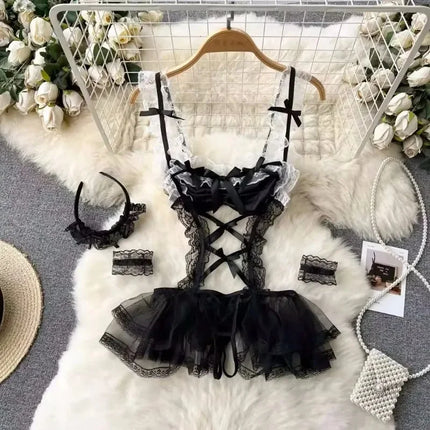 Tornova Sexy Uniform Lingerie Set Women's Underwear Sexy Lingerie Outfit Bra Sexy Set Lingerie Exotic Play Uniform Underwear Set