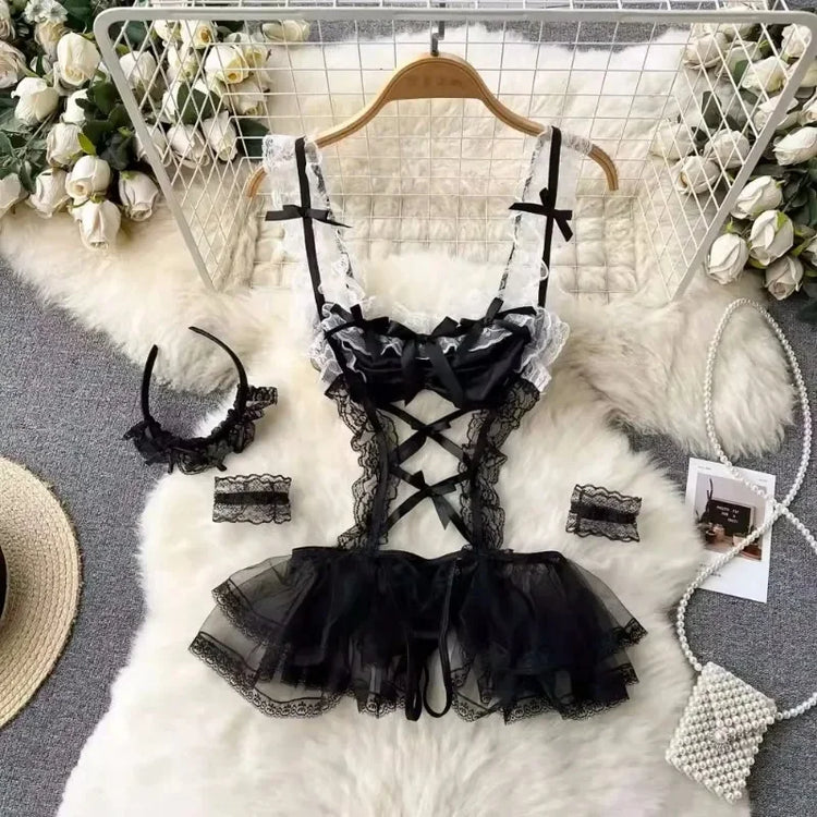 Tornova Sexy Uniform Lingerie Set Women's Underwear Sexy Lingerie Outfit Bra Sexy Set Lingerie Exotic Play Uniform Underwear Set