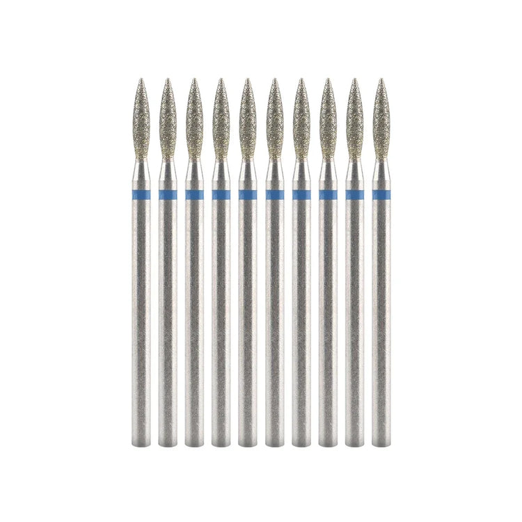 10Pcs Diamond Milling Cutter For Manicure Electric Nail Drill Bits Accessory Pedicure Machine Nail File Gel Remover Tool uñas Accesorios Y Herramientas