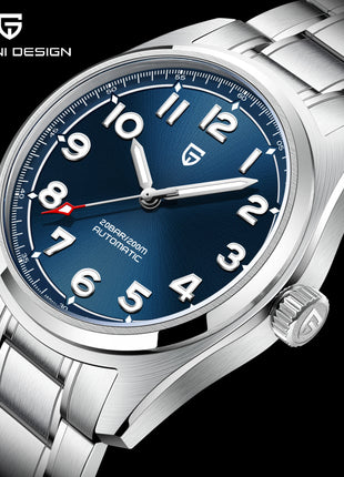 PAGANI DESIGN 38MM NH35 PD1717 V2 Orologi meccanici automatici da uomo Orologio da polso da uomo in acciaio inossidabile impermeabile con zaffiro 200 m impermeabile
