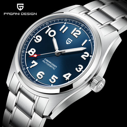 PAGANI DESIGN 38MM NH35 PD1717 V2 Orologi meccanici automatici da uomo Orologio da polso da uomo in acciaio inossidabile impermeabile con zaffiro 200 m impermeabile