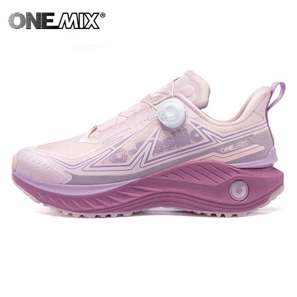 ONEMIX Autunno Inverno Outdoor Scarpe da corsa da fondo da uomo con assorbimento degli urti Scarpe da ginnastica da trekking da donna Caratteristiche resistenti all'usura PlatiNum