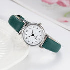 Orologio da donna alla moda con quadrante piccolo, cinturino in pelle casual, orologi da polso al quarzo da donna platinumshop