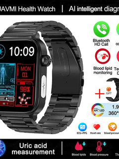 2025 Nuovo AI Diagnosi Lipidi nel sangue Acido urico Test di composizione corporea Smart Watch per u