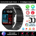 2025 Nuovo AI Diagnosi Lipidi nel sangue Acido urico Test di composizione corporea Smart Watch per uomo ECG + PPG Chiamata Bluetooth Salute Smartwatch platinumshop