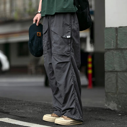 Spring Summer Korean Outdoor Functional Waterproof Cargo Pants For Men Clothing Harajuku Joggers Casual Breathable Pants Male