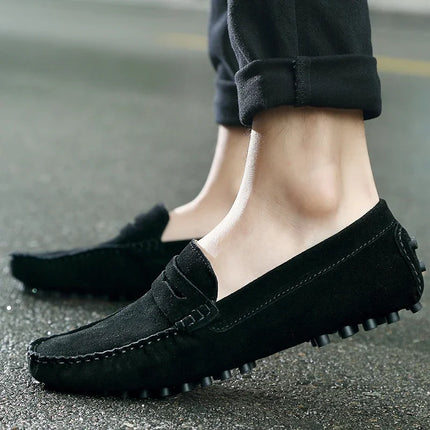 Scarpe casual da uomo Scarpe da uomo di moda Mocassini da uomo in vera pelle scamosciata fatti a mano Mocassini Slip On Scarpe basse da uomo Scarpe da guida maschili