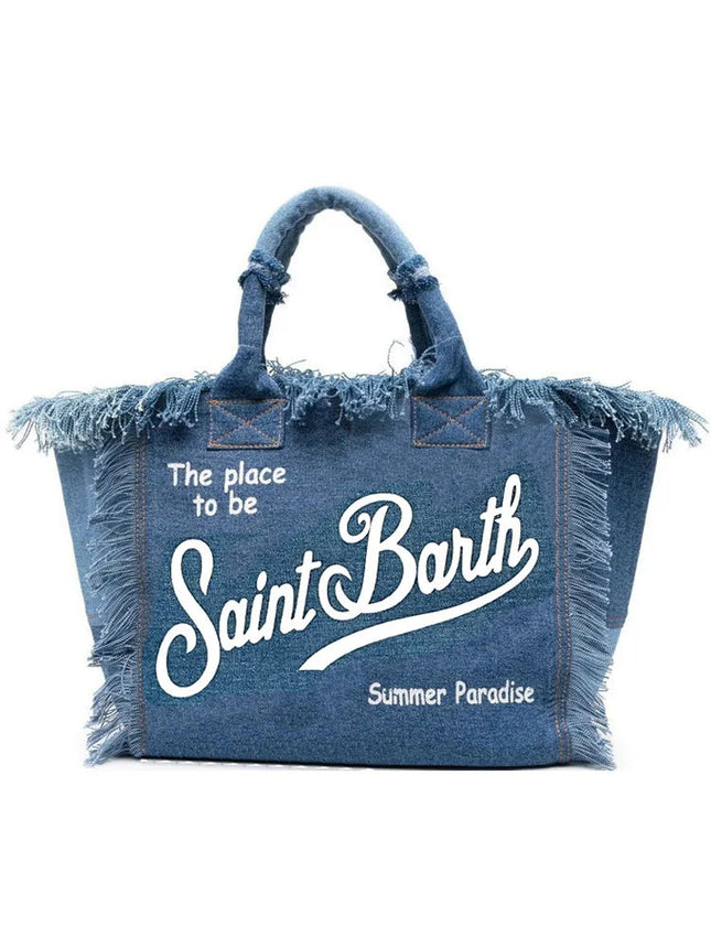 trendy brand denim embroidered shoulder bag, high-end elegant crossbody bag, luxurious handbag, new fashionable women's han PlatiNum