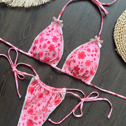 Micro Bikini Push Up Costumi da bagno donna 2025 Costumi da bagno femminili sexy Bikini brasiliano Perizoma Biquini Costumi da bagno Stampa Beachwear platinumshop