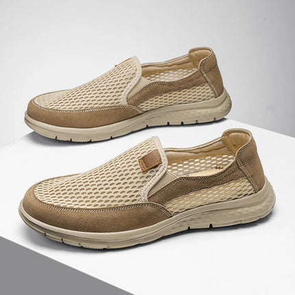 Mocassini Slip-On, Adatti per Scarpe Casual Estive Traspiranti da Uomo, Scarpe Leggere da Passeggio, Qualità Superiore