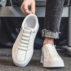 Sneakers for Men  Fashion Casual Lace Up Round Toe Flat White mens Running Sport Shoes Zapatillas Deportivas Hombre