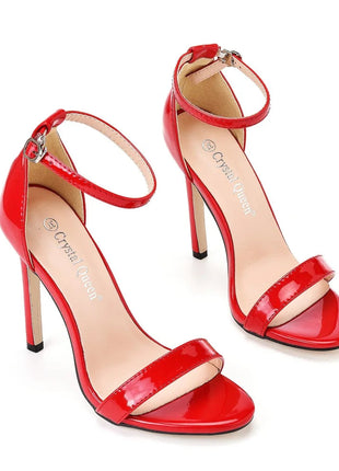 2026 spring Fashion Large Size 11cm Woman Sexy Dance Shoes Sandals Women Shoe Summer High Heels Stiletto Elegant Party Shoe PlatiNum