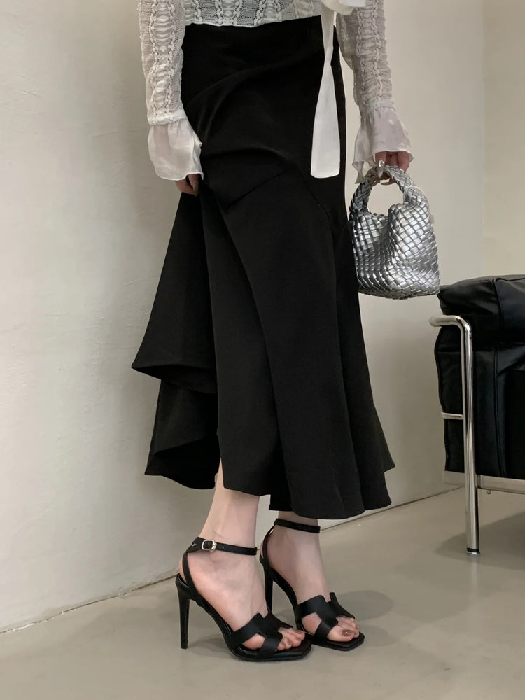 Alionly 2026 Nuova Moda Estiva Sandali Open Toe Donne Fibbia In Metallo Banda Stretta Sottile Tacco Basso Gladiatore Scarpe Da Festa