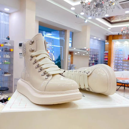 Men Platform Casual Shoes Oversized High-top Sneakers Fashion Motorcycle Boots Comfortable Ankle Boots Fashion Sports Shoes