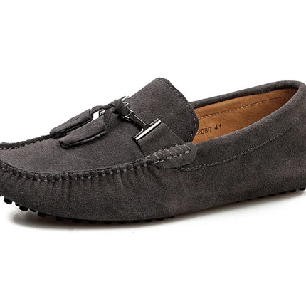 Mocassini da uomo primavera estate scarpe Casual in pelle scamosciata Slip-ons da uomo Luxury Brand Mocassin Man Plus Size 50 51 52 53 per piede grande