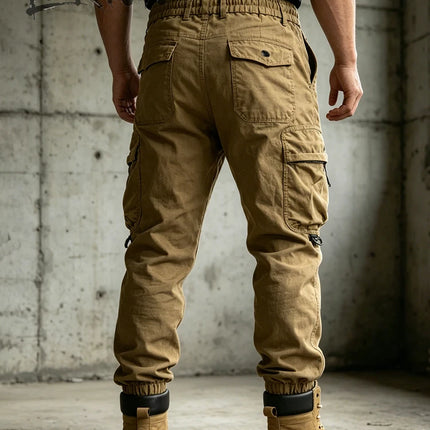 Mens Cargo Pants Autumn Winter Casual Mens Pant Baggy Regular Cotton Trousers Male Combat Military Tactical Pants Multi Pockets