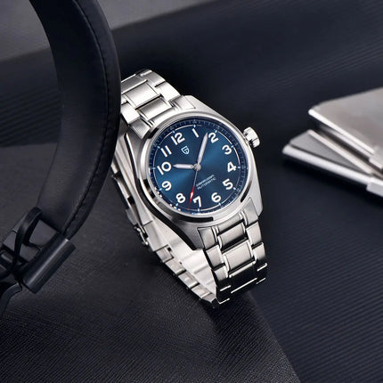 PAGANI DESIGN 38MM NH35 PD1717 V2 Orologi meccanici automatici da uomo Orologio da polso da uomo in acciaio inossidabile impermeabile con zaffiro 200 m impermeabile