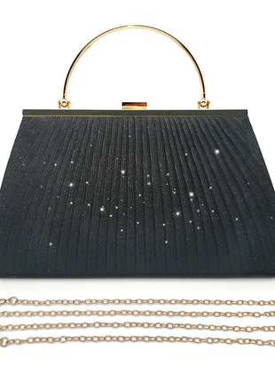 Pahajim Borse a tracolla Pochette glitterate da donna Borse da sera scintillanti Borsa con paillettes per matrimonio, festa, data, ballo di fine anno