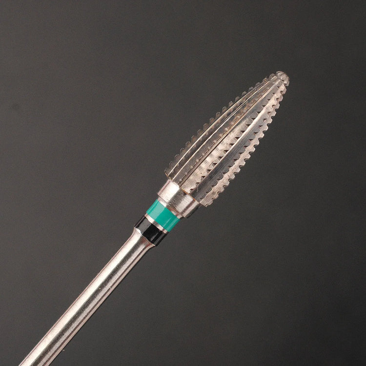 1Pc Tungsten Steel Nail Drill Bit, Professional Large Spiral Barrel Carbide Milling Cutter, Manicure Tool
