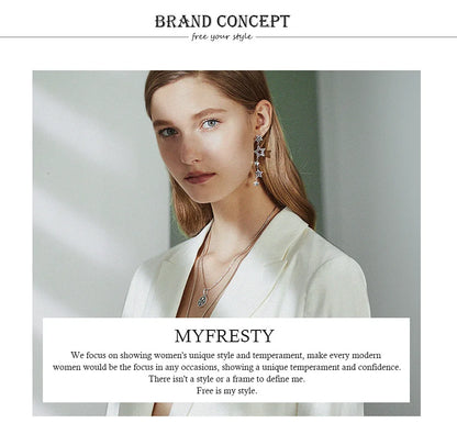 Collane girocolli impilati a strati delicati per le donne, collana a catena portacavi placcata in oro AAA CZ Stone, gioielli con colletto streetwear bling