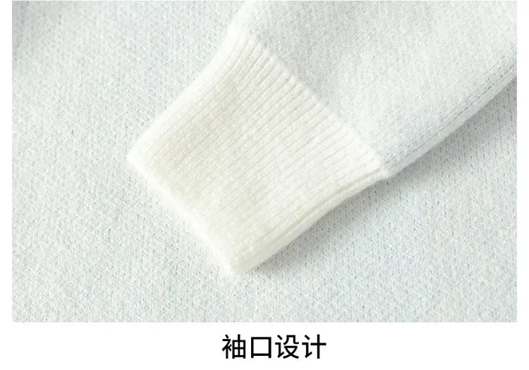 2024 Patchwork Knitted Sweater Trend High Street Autumn Winter Warm Men's Tops Hip-hop Street Clothing Fishing Sports Pullover