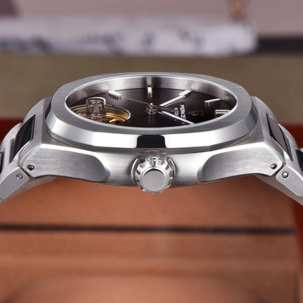 Orologio Meccanico Tourbillon PAGANI DESIGN 2026 Nuovo, Lusso Impermeabile da Uomo in Acciaio 316L, con Vetro Zaffiro e Lancette Luminose