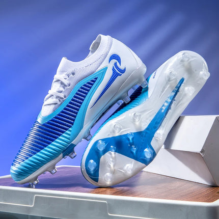 Nuovi Scarpini da Calcio per Uomo, Scarpe Sportive da Esterno per Ragazzi, Tacchetti Lunghi Antiscivolo Traspiranti, Scarpe da Calcio per Allenamento e Partite, Comode per Adulti