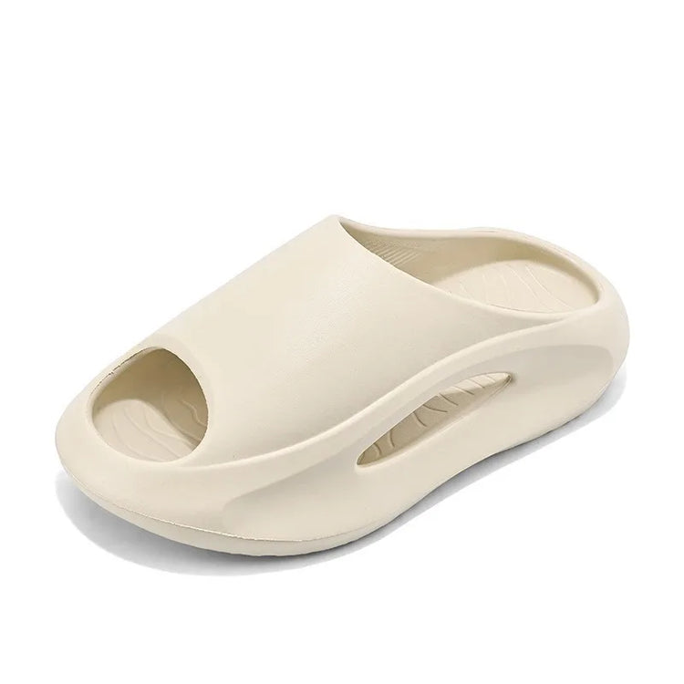 Pantofole in cocco Le donne indossano sandali Coppia fondo spesso Eva Step on Shit Feeling Home Home Pantofole di grandi dimensioni Scarpe
